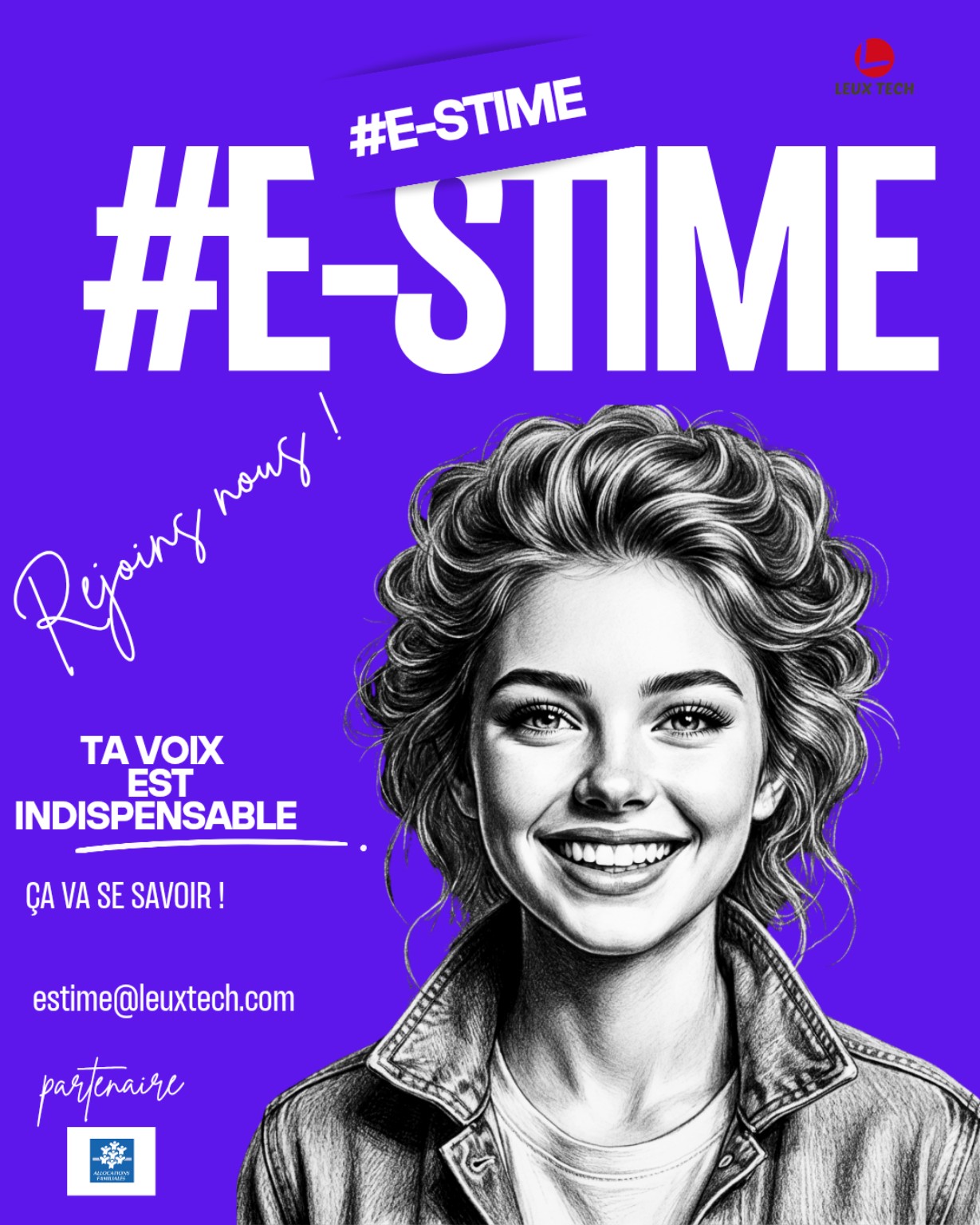 Visuel E-STIME, ta voix est indispensable